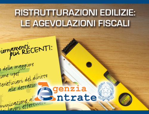 Detrazioni per ristrutturazioni edilizie: le guide 2019 aggiornate dalla Agenzia delle Entrate