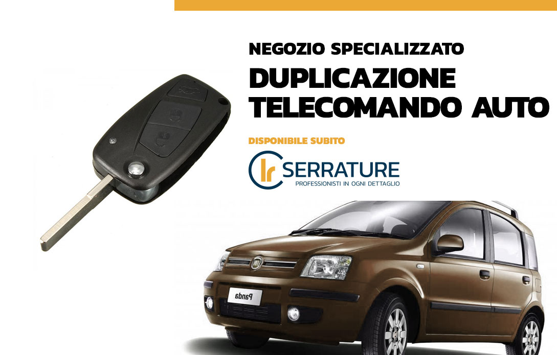 Duplicazione Chiave Fiat Panda, 500