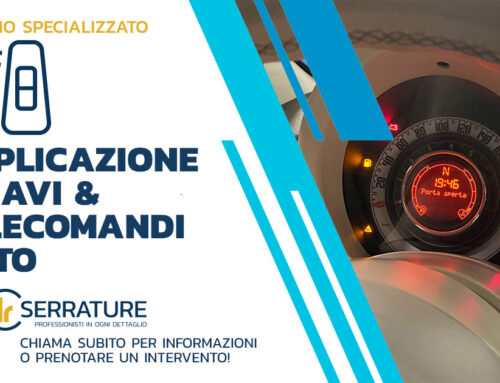 Duplicazione telecomando auto Fiat 500 direttamente in officina