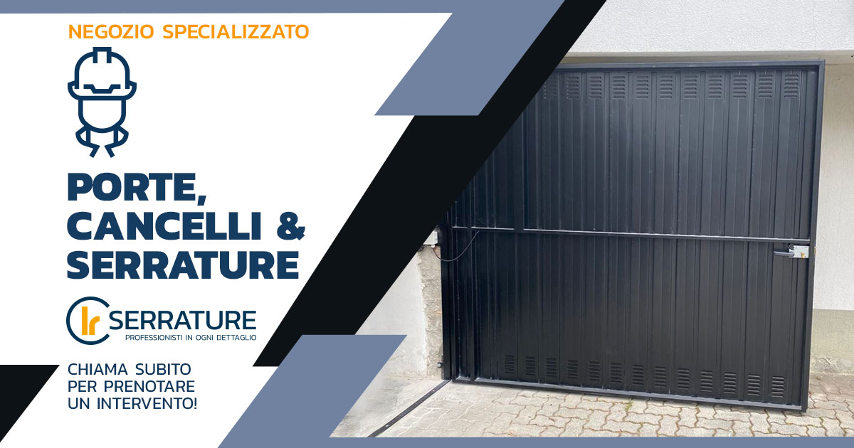 Produzione e installazione porte basculanti garage e box - LR