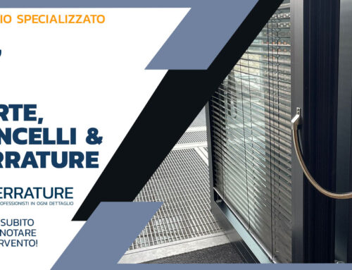 Trasformazione serramento in alluminio con apertura elettrica CISA